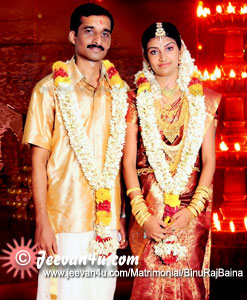 BinuRaj Baina Wedding at RKV Auditorium Karettu Thiruvananthapuram